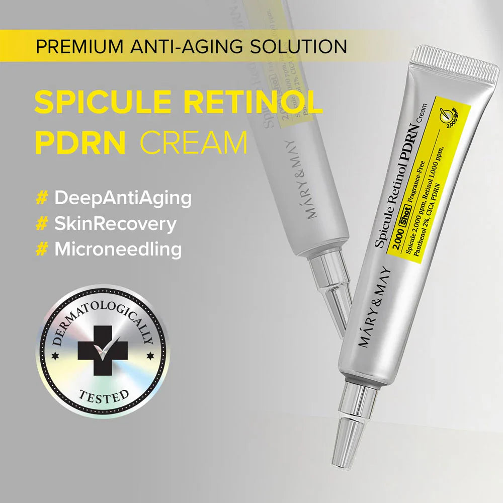 Mary & May Spicule Retinol PDRN Cream 15g