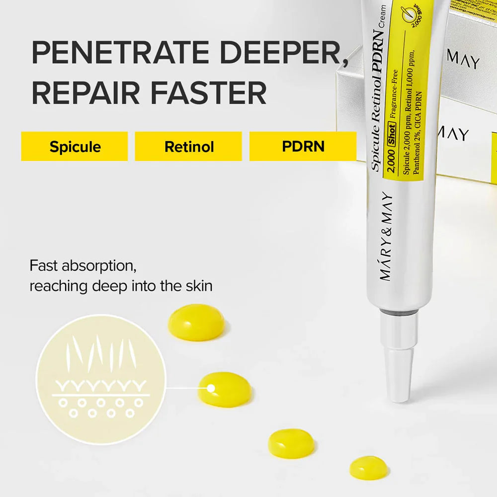 Mary & May Spicule Retinol PDRN Cream 15g